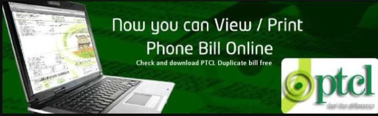 Download PTCL Duplicate Bill Online Print 2020