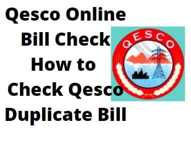 Qesco Online Bill Check - How to Check Qesco Duplicate Bill 1