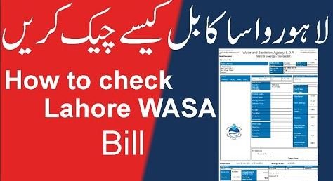 Wasa Bill Online Duplicate Copy Lahore Islamabad