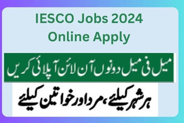 IESCO Jobs 2024 Online Apply - 1
