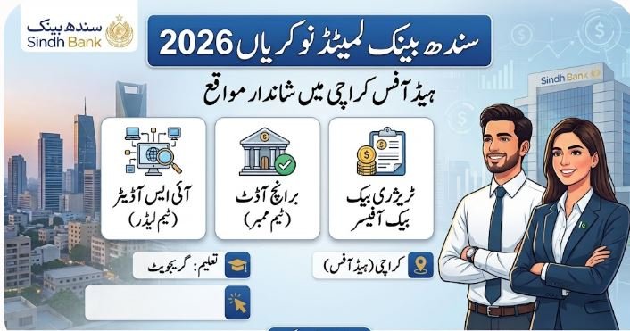 Sindh Bank Jobs 2026 Online Apply